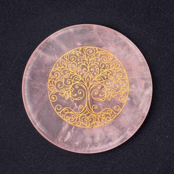 Natural Rose Quartz Display Decorations