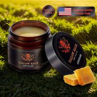 Organic Grass-Fed Beef Tallow Balm with Raw Honey - Moisturizing Cream for Soft, Smooth Skin - Handmade All-Natural Moisturiz...
