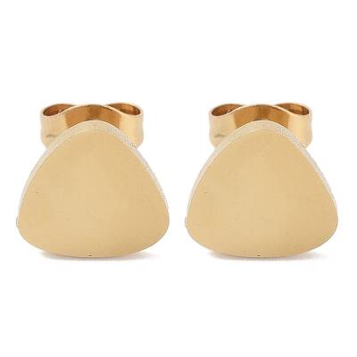 PVD Vacuum Plating 304 Stainless Steel Stud Earrings for Women