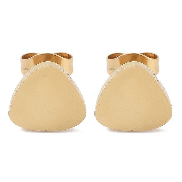 PVD Vacuum Plating 304 Stainless Steel Stud Earrings for Women