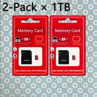 2-Pack × 1TB High-Speed Micro SD Card - Compatible with Cameras, Smartphones, Tablets, Laptops, Gaming Consoles - Durable AB...