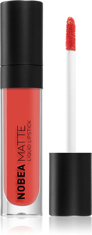 NOBEA Day-to-Day liquid lipstick matte color Cranberry Red #M08 7ml