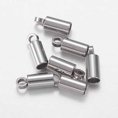 Tarnish Resistant 304 Stainless Steel Cord Ends