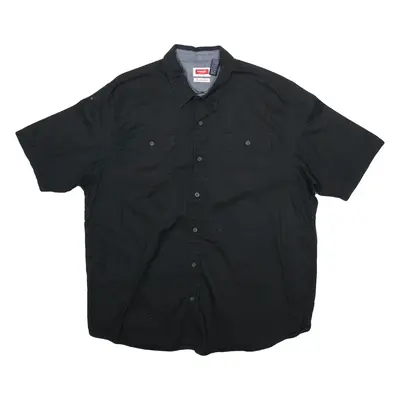 WRANGLER Mens Plain Shirt Black XL
