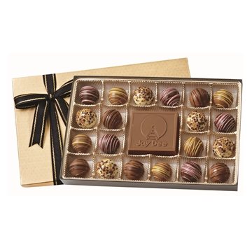 25 Promotional Truffle Gift Box with 20 Chocolate Truffles - ...