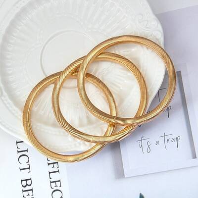 304 Stainless Steel Spring Bangles