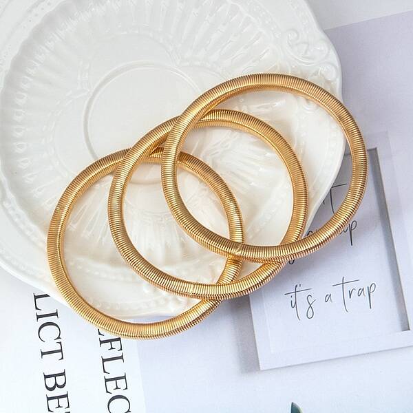 304 Stainless Steel Spring Bangles