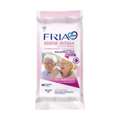 Fria Fria Senior Intimate Hygiene Physiological Ph 60 Wipes Cm 20X25
