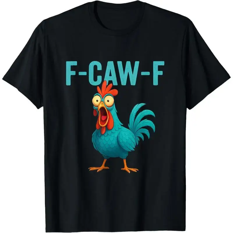 Funny Rooster Chicken Farm Animal Humor Bird Lovers T-Shirt Cotton Crew Neck Tee