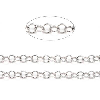 Tarnish Resistant 304 Stainless Steel Rolo Chains