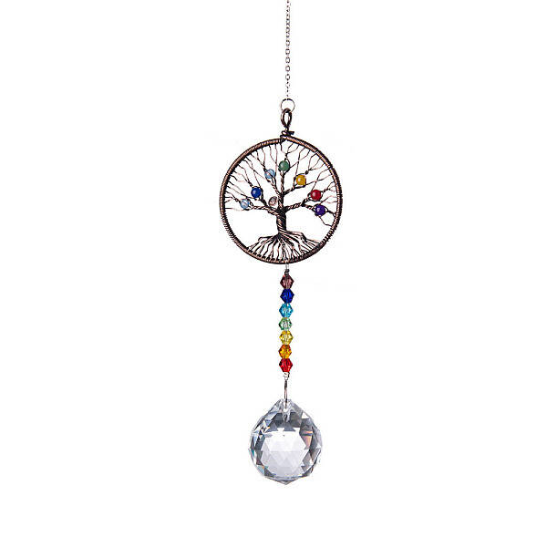 Glass Teardrop Pendant Decorations