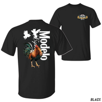 Modelo Rooster T-Shirt – Funny Fighting Cock Graphic Tee, Mexican Beer Gift Shirt, Bold Farm Style, Unisex Streetwear – T...