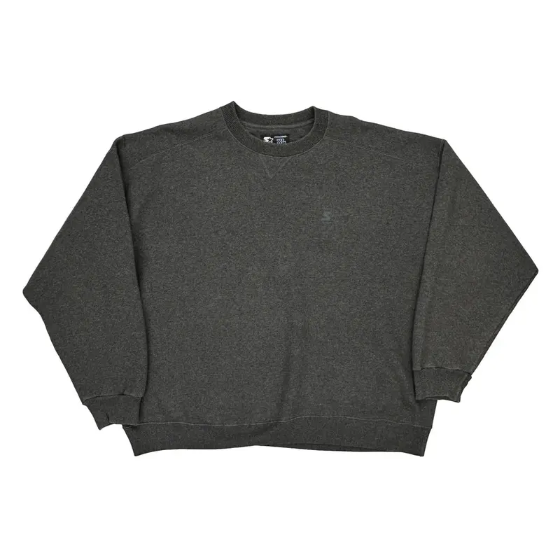 Starter Sweatshirt - XL Grey Cotton Blend