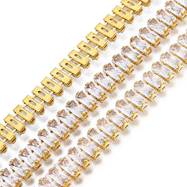 Clear Cubic Zirconia Tennis Chains