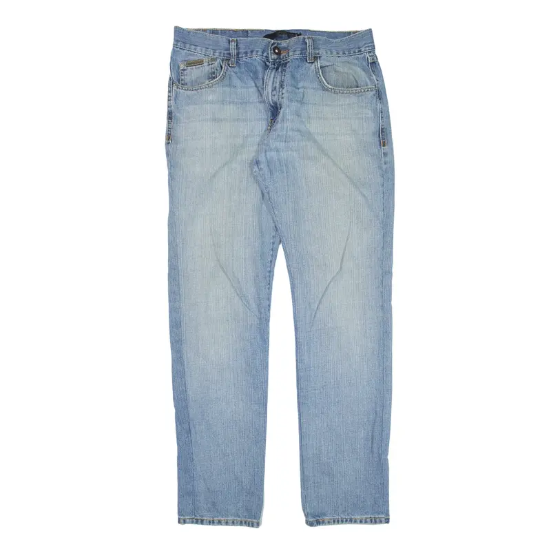 CALVIN KLEIN Altered Jeans Blue Denim Slim Straight Stone Wash Mens W31 L31