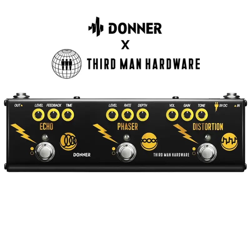 Donner Triple Threat Guitar Effect Pedal
