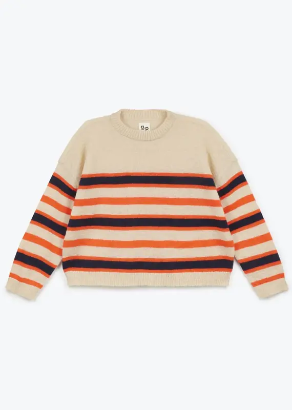 Pullover Wk12 Femme Rayures Multico-110 | Color: MULTICO 110 | Size: S
