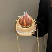 Women's Elegant Mini Evening Bag, Fashionable Versatile Chain Purse Shoulder Crossbody Bag, Fashionable Hobo Bag for Party ...