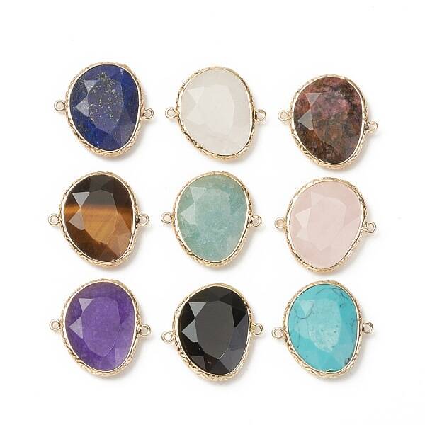 Natural & Synthetic Gemstone Links Connectors
