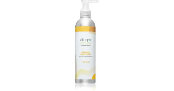 Allegro Natura Organic Liquid Hand Soap Sweet Orange, Almond 250 ml