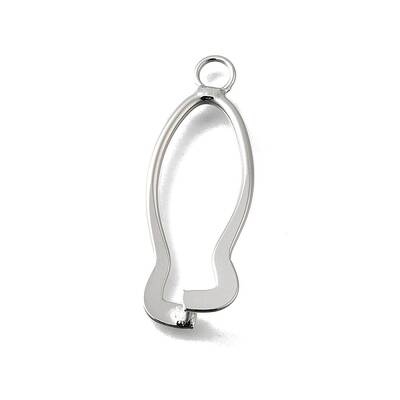 Brass Ice Pick Pinch Bails