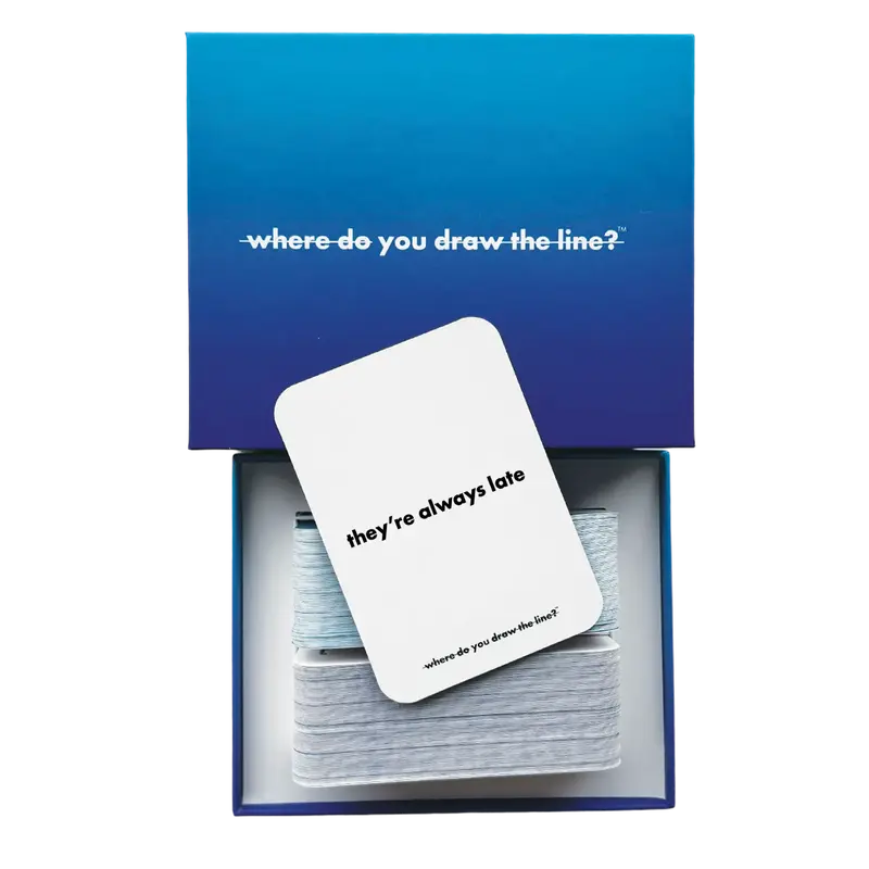 where do you draw the line card game - card game for date nights & game nights