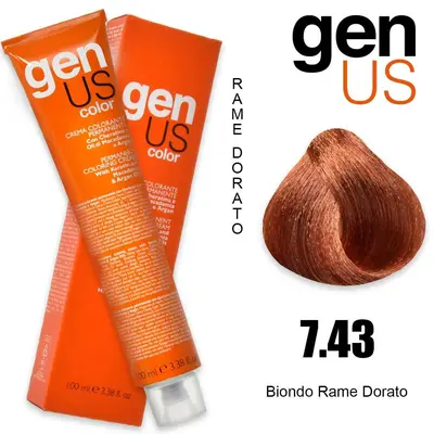Crema Colorante Permanente Genus 100 Ml 7,43