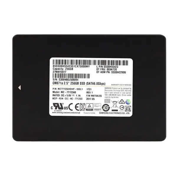 00XK720 Lenovo 256GB SATA 6Gb/s 2.5-Inch Solid State Drive