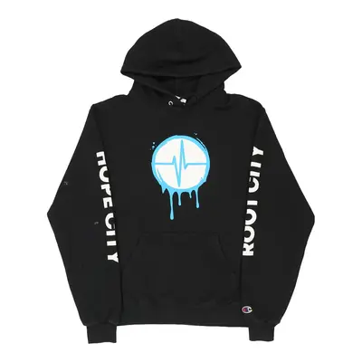 HopeCity Champion Hoodie - Medium Black Cotton Blend