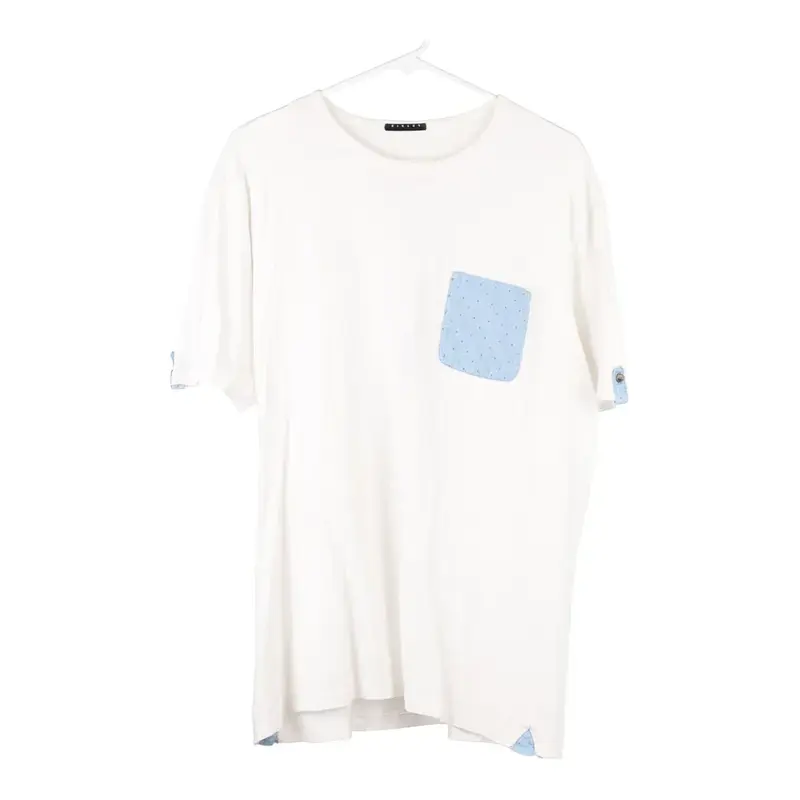 Sisley T-Shirt - XL White Cotton