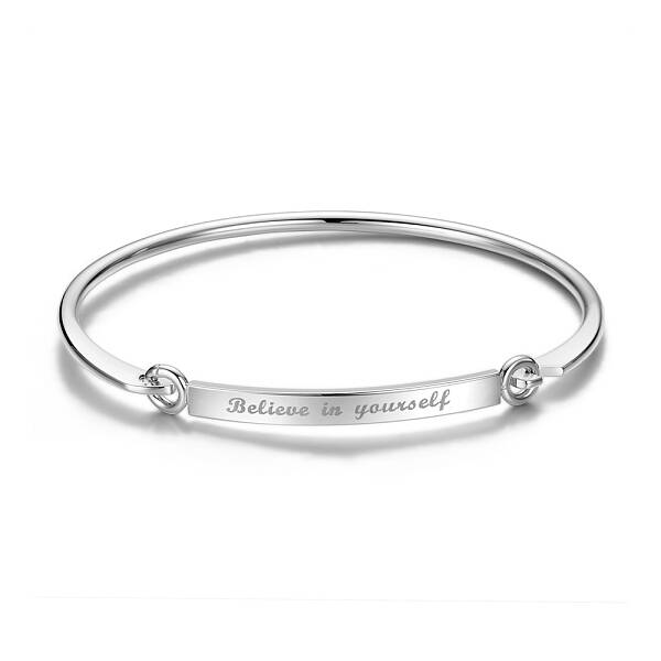 Fashion Engraved Brass Inspirational Bangle