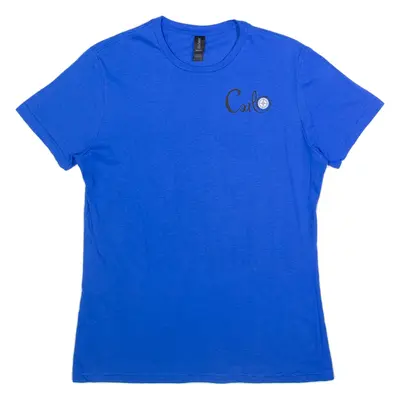 GILDAN Carlo Womens T-Shirt Blue L