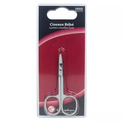 Estipharm Classic Baby Scissors Curved Blades Luxury 9 cm