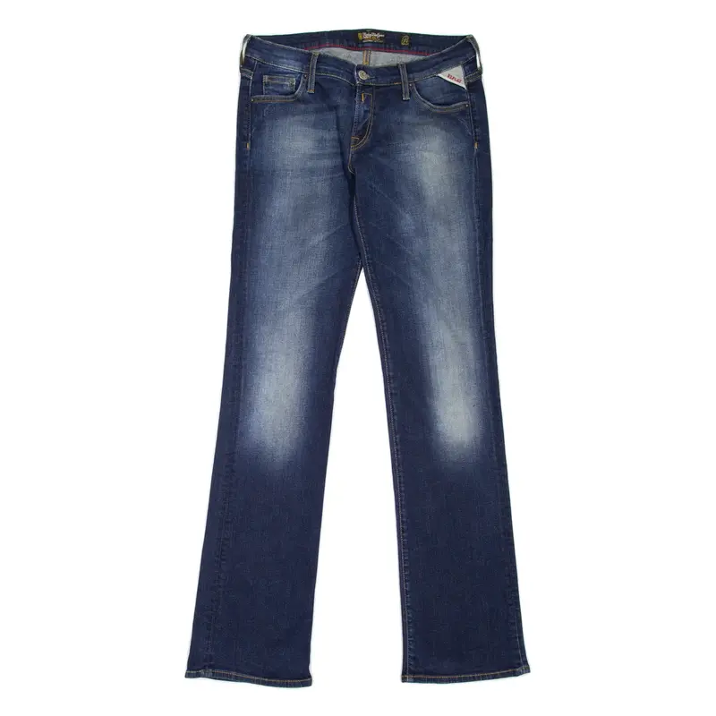 REPLAY Womens Jeans Blue Regular Bootcut Stone Wash W29 L34