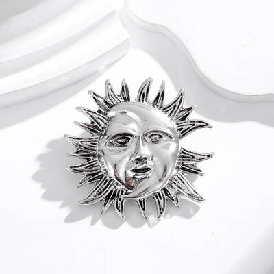 Sun God Brooch Pin