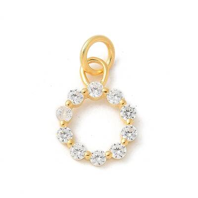 S925 Sterling Silver Micro Pave Cubic Zirconia Pendant