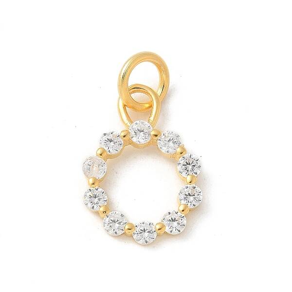 S925 Sterling Silver Micro Pave Cubic Zirconia Pendant
