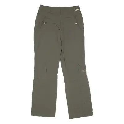 JACK WOLFSKIN Outdoor 2 in 1 Womens Trousers Green Regular Straight Nylon W31 L32