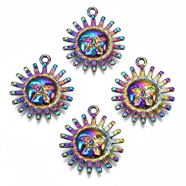 Rainbow Color Alloy Pendants