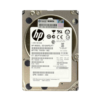 EG12000FDJYT HP 1.2TB 12Gb/s SAS 10000 2.5-inch Hard Drive
