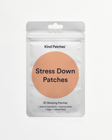 Kind Patches | Stress Down Patches | 30 relaxing patches: natural ingredients, calming herbs, vegan, 1 month pack