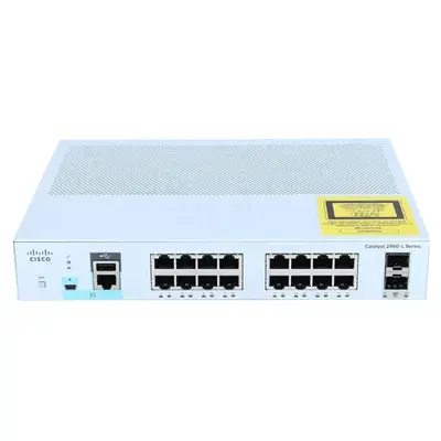 WS-C2960L-16TS-LL Cisco Cat 2960-L 2960L-16TS 16x 2x SFP Port Switch