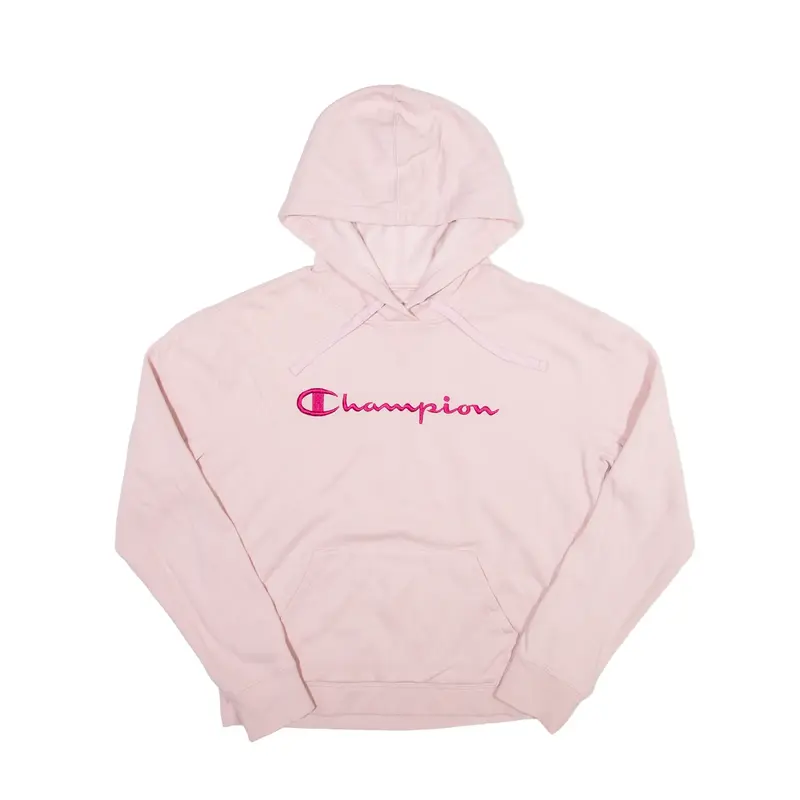 CHAMPION Hoodie Pink Pullover Womens S