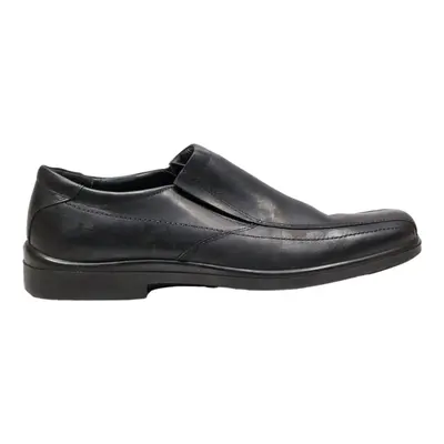 HUSH PUPPIES Pump Shoes Black Leather Mens UK 11