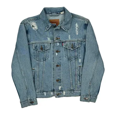 Levis Denim Jacket - Medium Blue Cotton