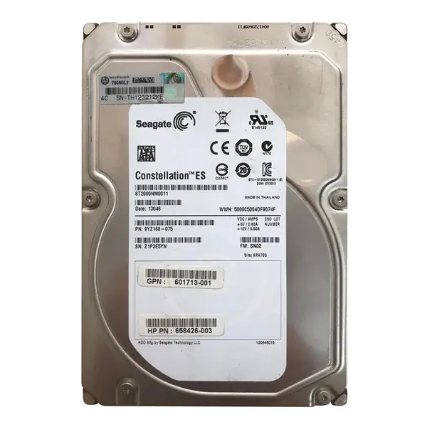 ST2000NM0011 Seagate 2TB 6Gb/s SATA 7200 3.5-inch 64MB Hard Drive