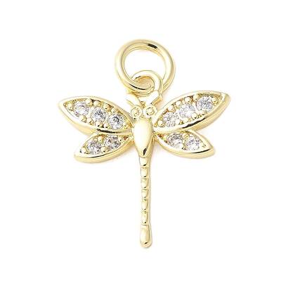 Brass Micro Pave Cubic Zirconia Pendants