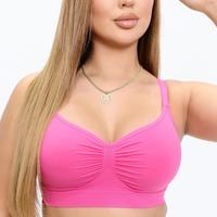 Wireless Shaping Bra #19- Pink, Black, Vanilla, Light Pink, Nude, Purple & Light Blue