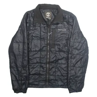 TIMBERLAND Mens Puffer Coat Black L