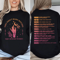 They Didn't Burn Witches Feminist Shirt - Pro Choice T-Shirt - Witchy Feminist Tee - Smash the Patriarchy Shirt - Women Empow...